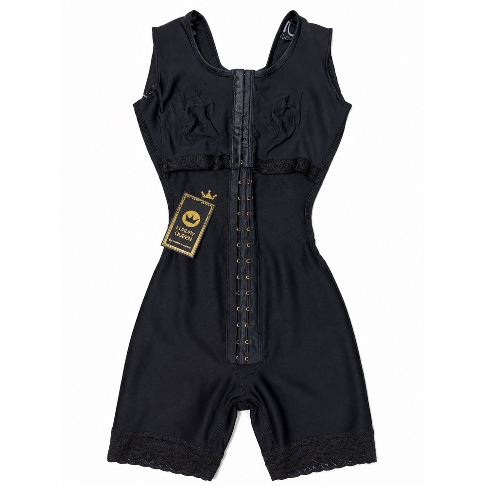 NWT Forma Tu Cuerpo Luxury Queen Colombian Faja Bodysuit Shapewear 5XS Black